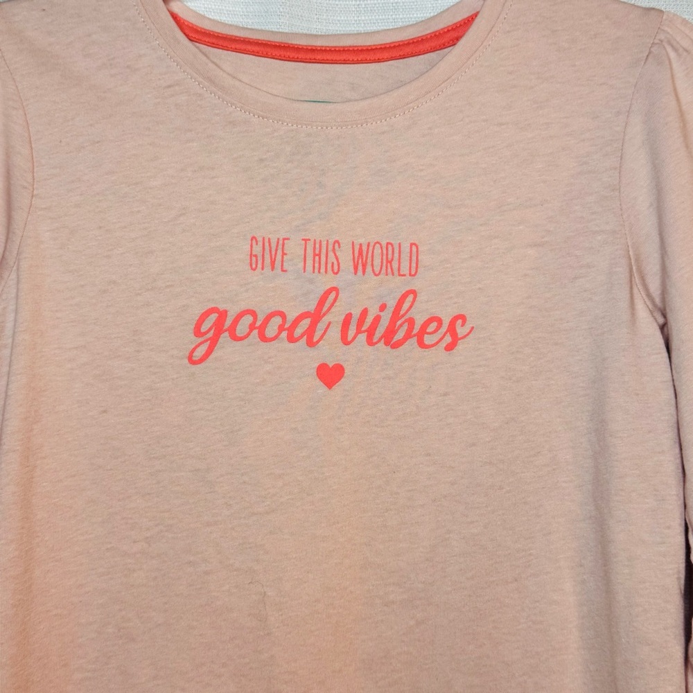 Garanimals Pink‎ Good Vibes Long Sleeve Shirt
